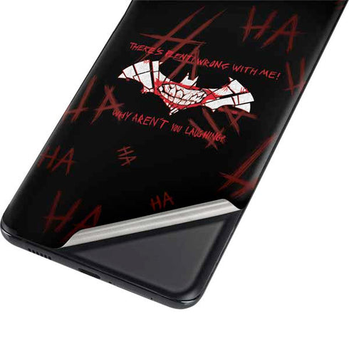 DC Comics The Joker Plenty Wrong With Me Galaxy S21 Ultra 5G Skin